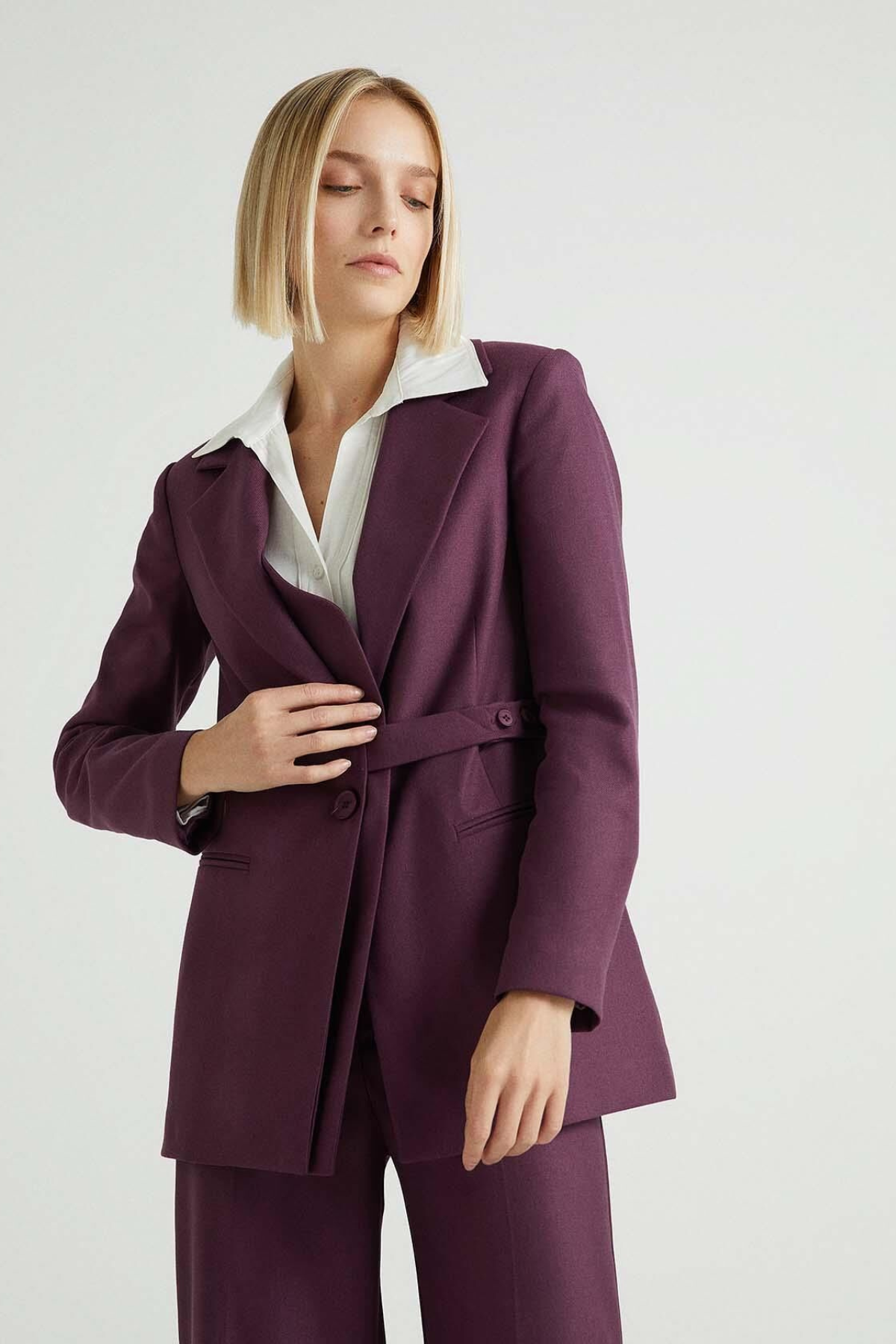 Burgundy Fall Suit