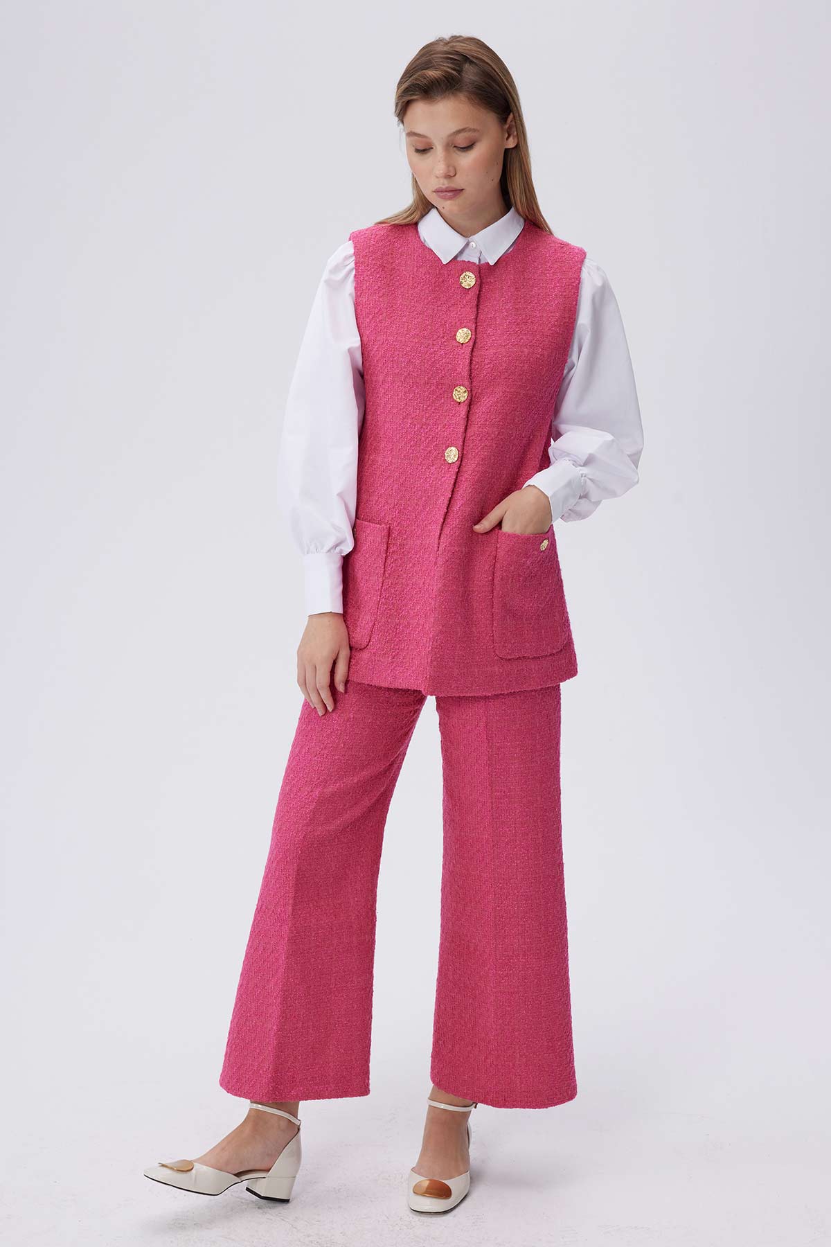 Tweed Pink Set