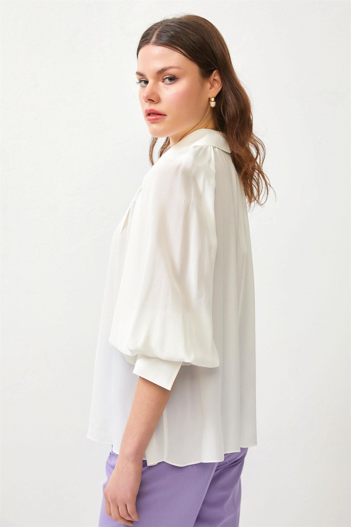 Flowy Ecru Shirt