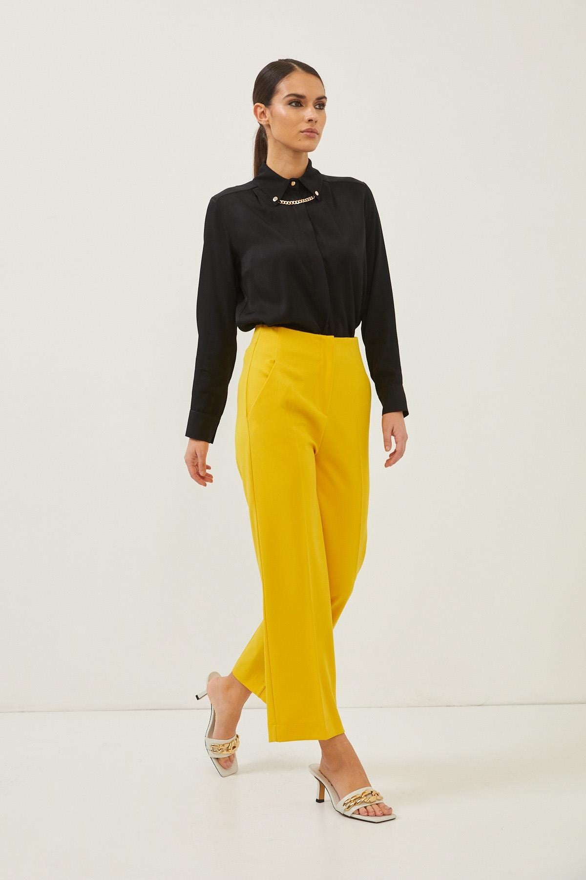 Mustard Corset Suit