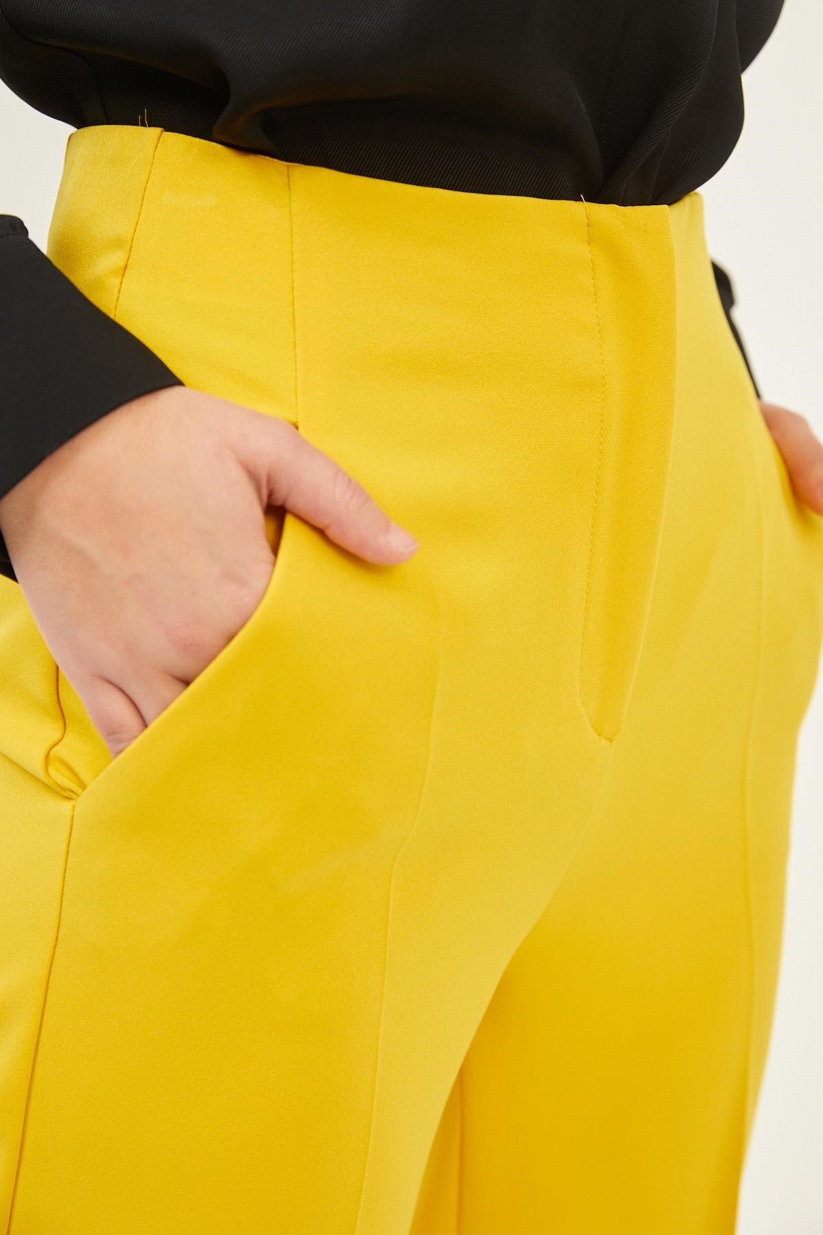 Mustard Corset Suit
