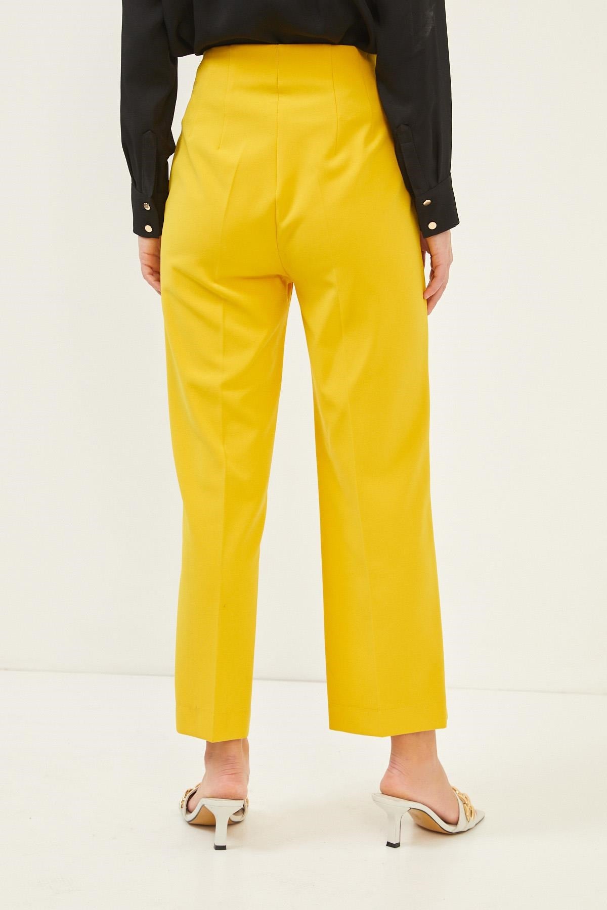Mustard Corset Suit