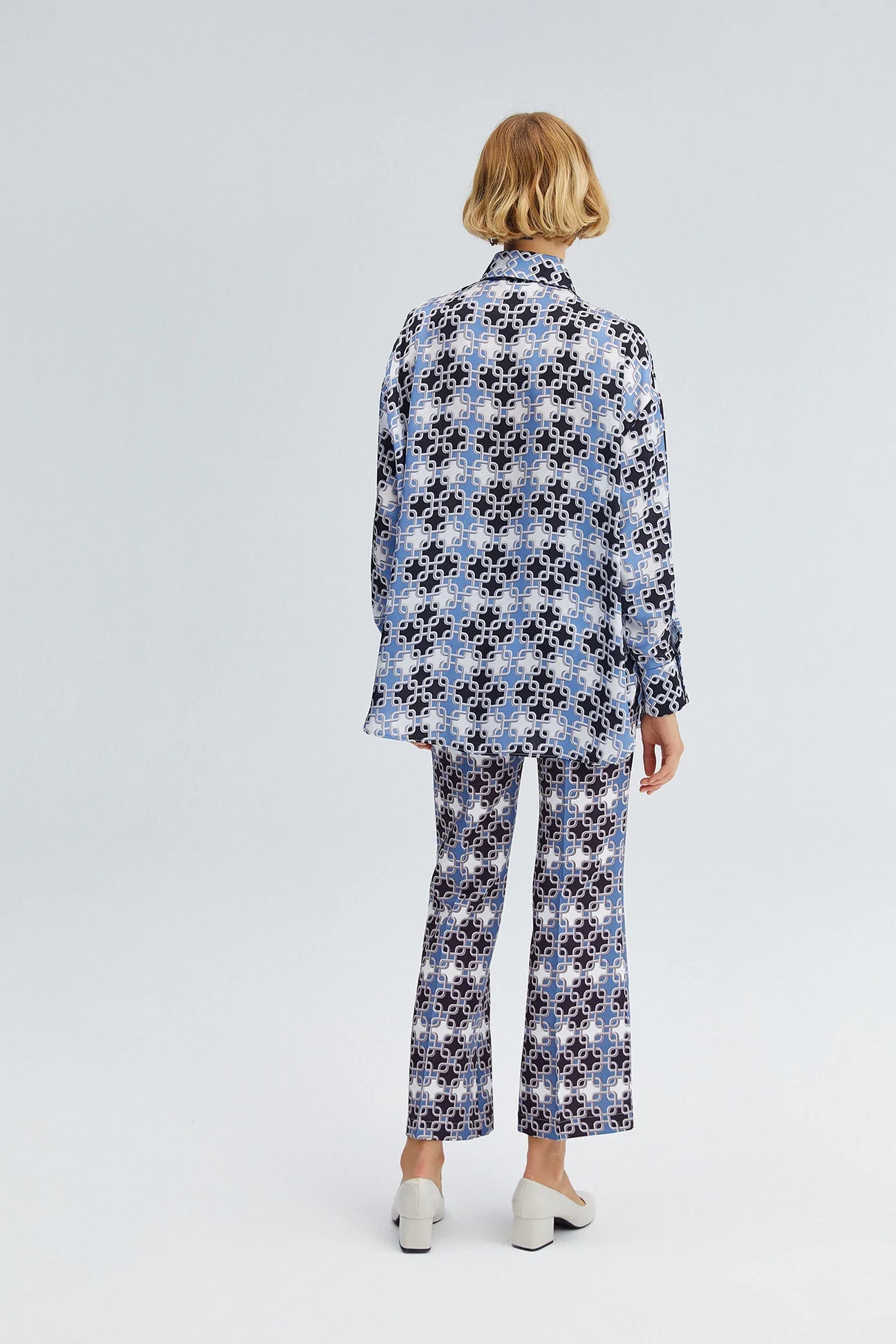 Blue Patterned Set