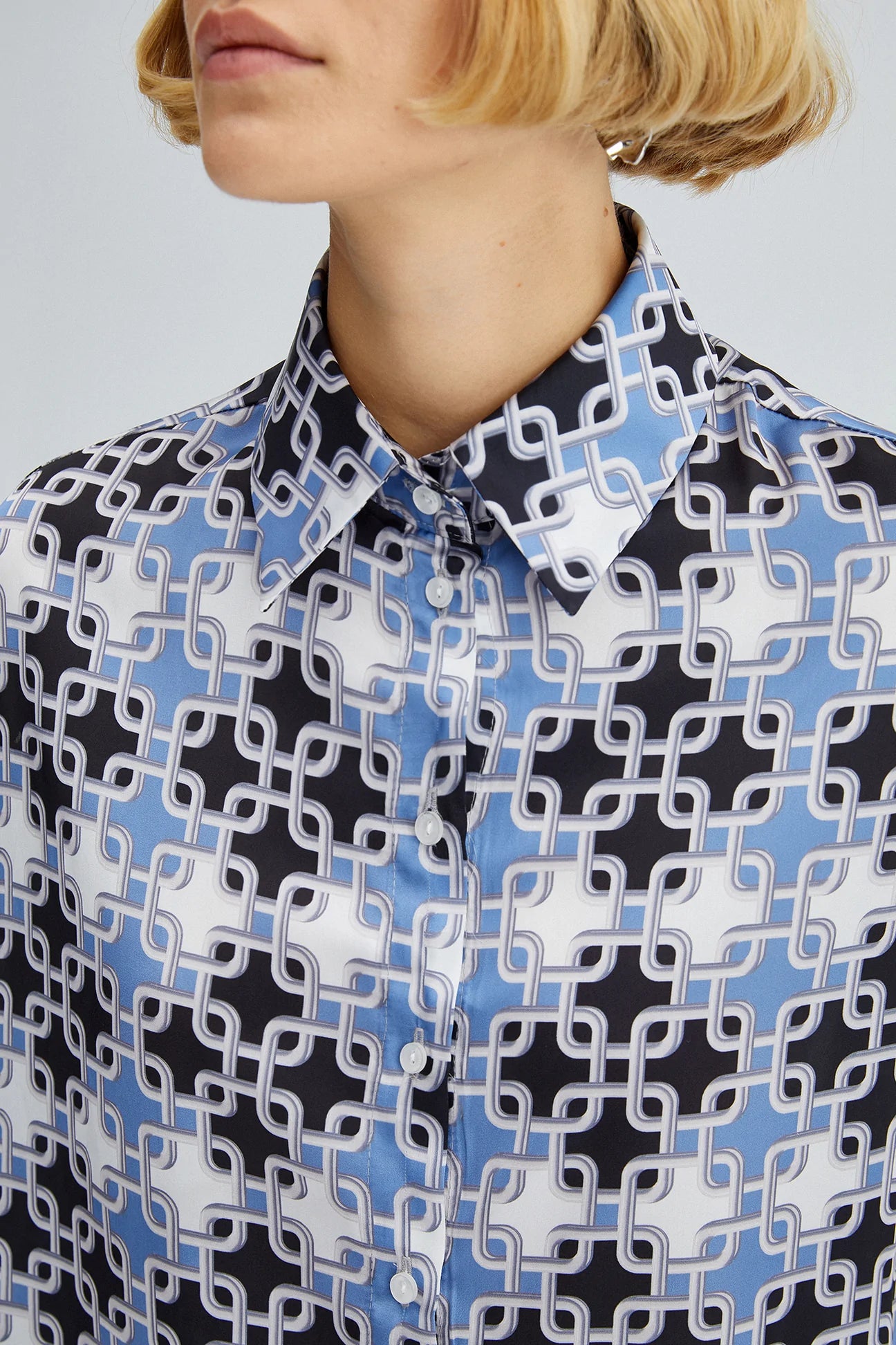 Blue Patterned Set