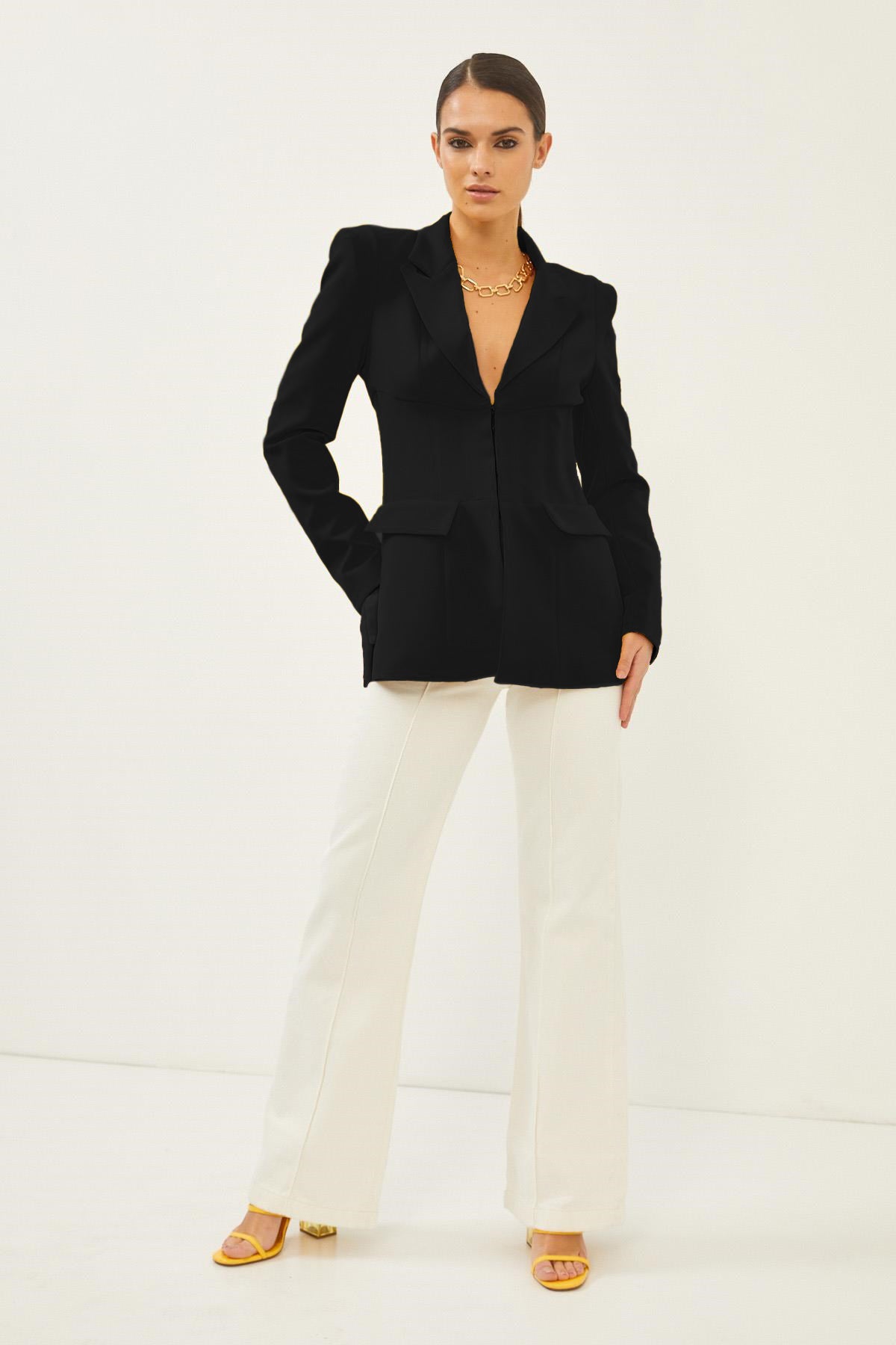 Black Corset Suit