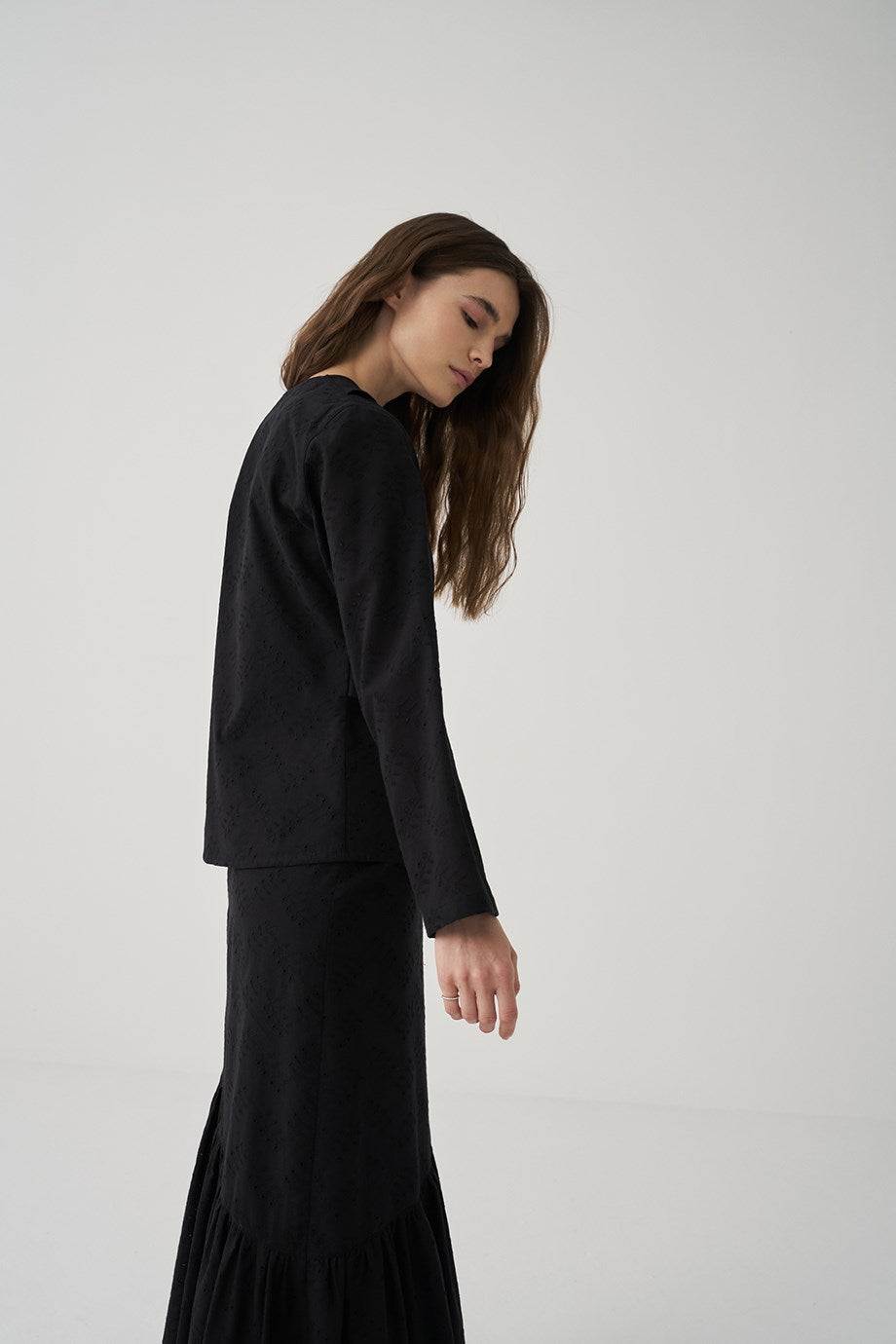 Black Skirt Set