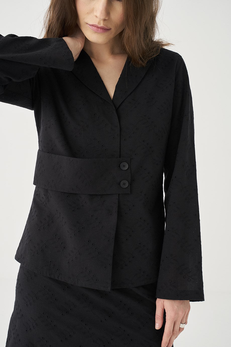 Black Skirt Set