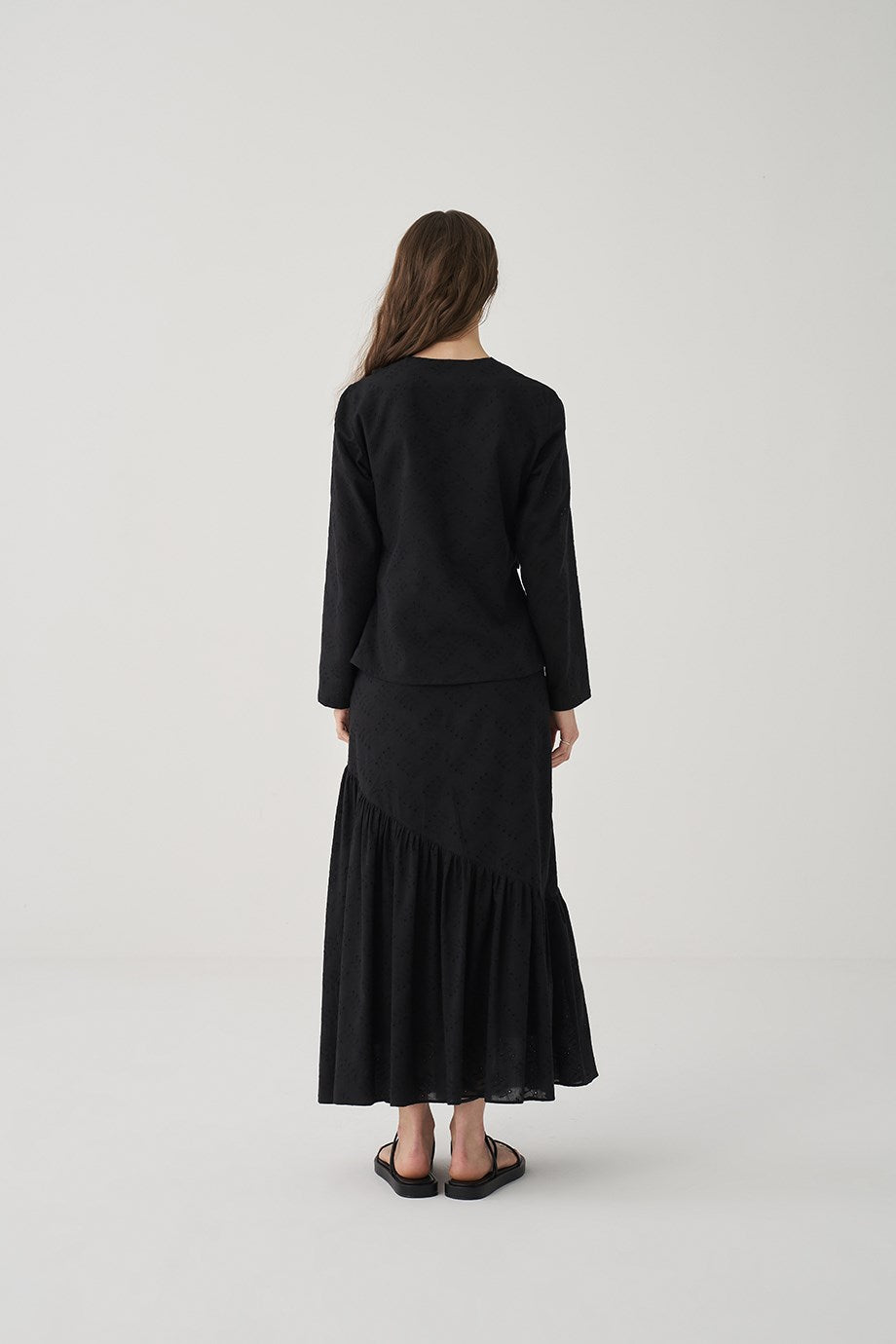 Black Skirt Set