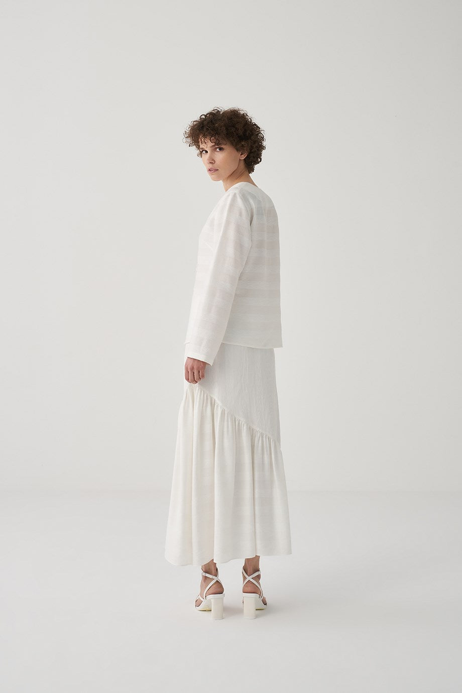 White Skirt Set