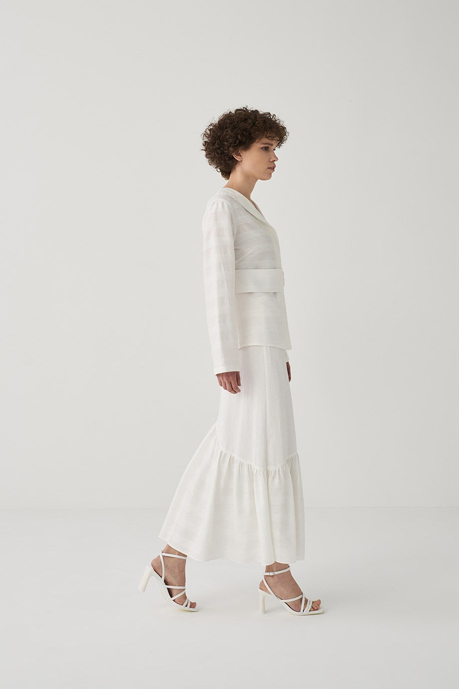 White Skirt Set
