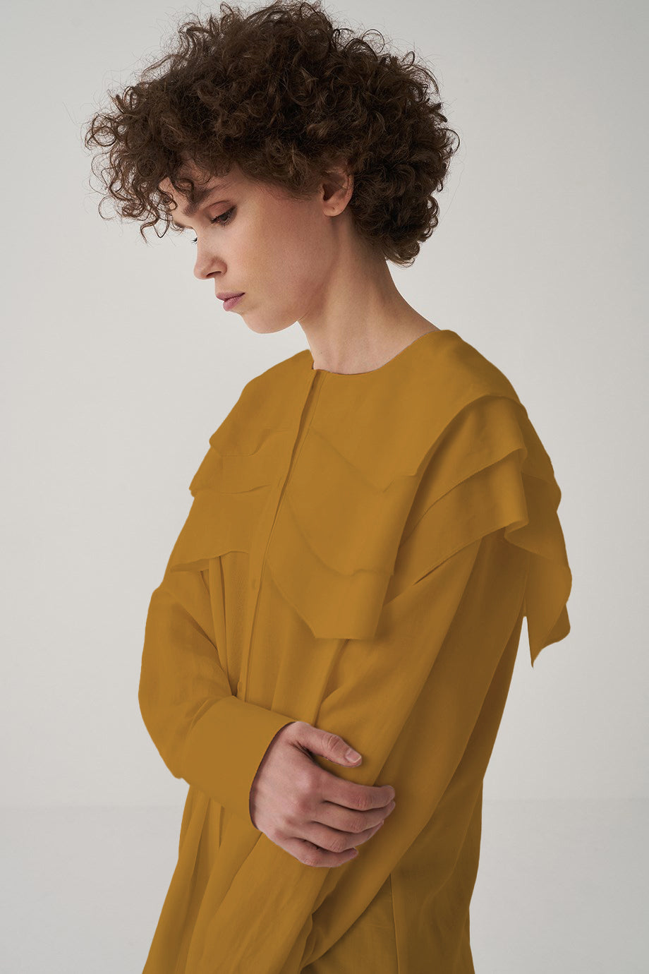 Mustard Tiered Shirt