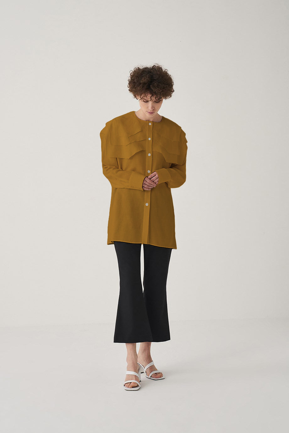 Mustard Tiered Shirt