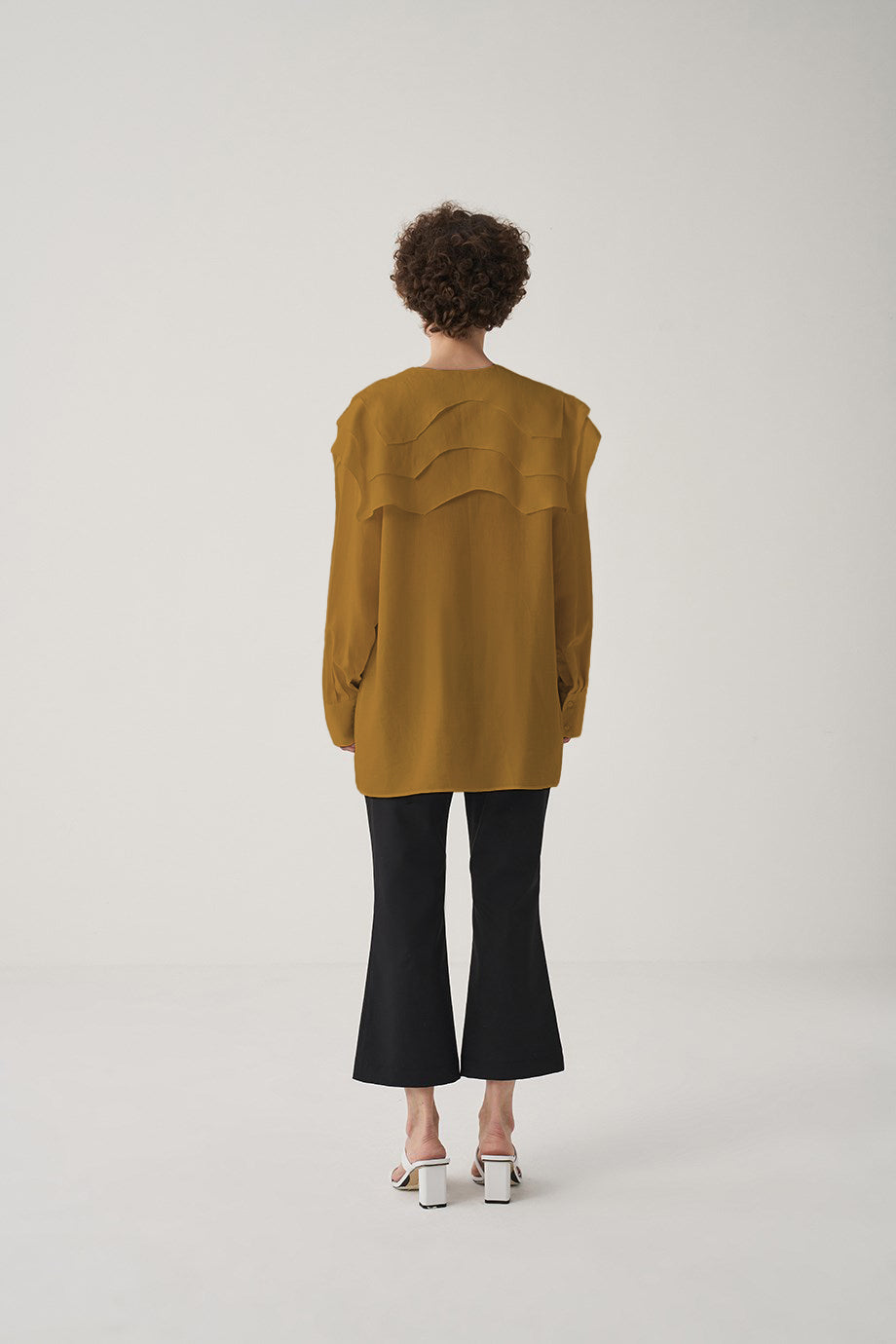 Mustard Tiered Shirt