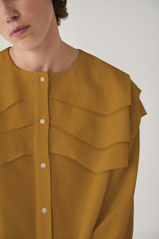 Mustard Tiered Shirt