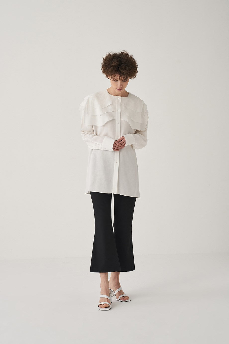 White Tiered Shirt