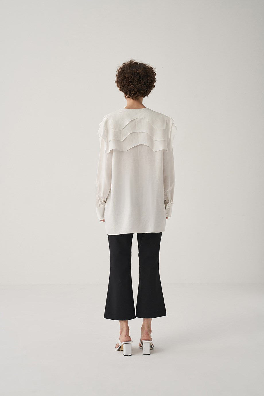 White Tiered Shirt