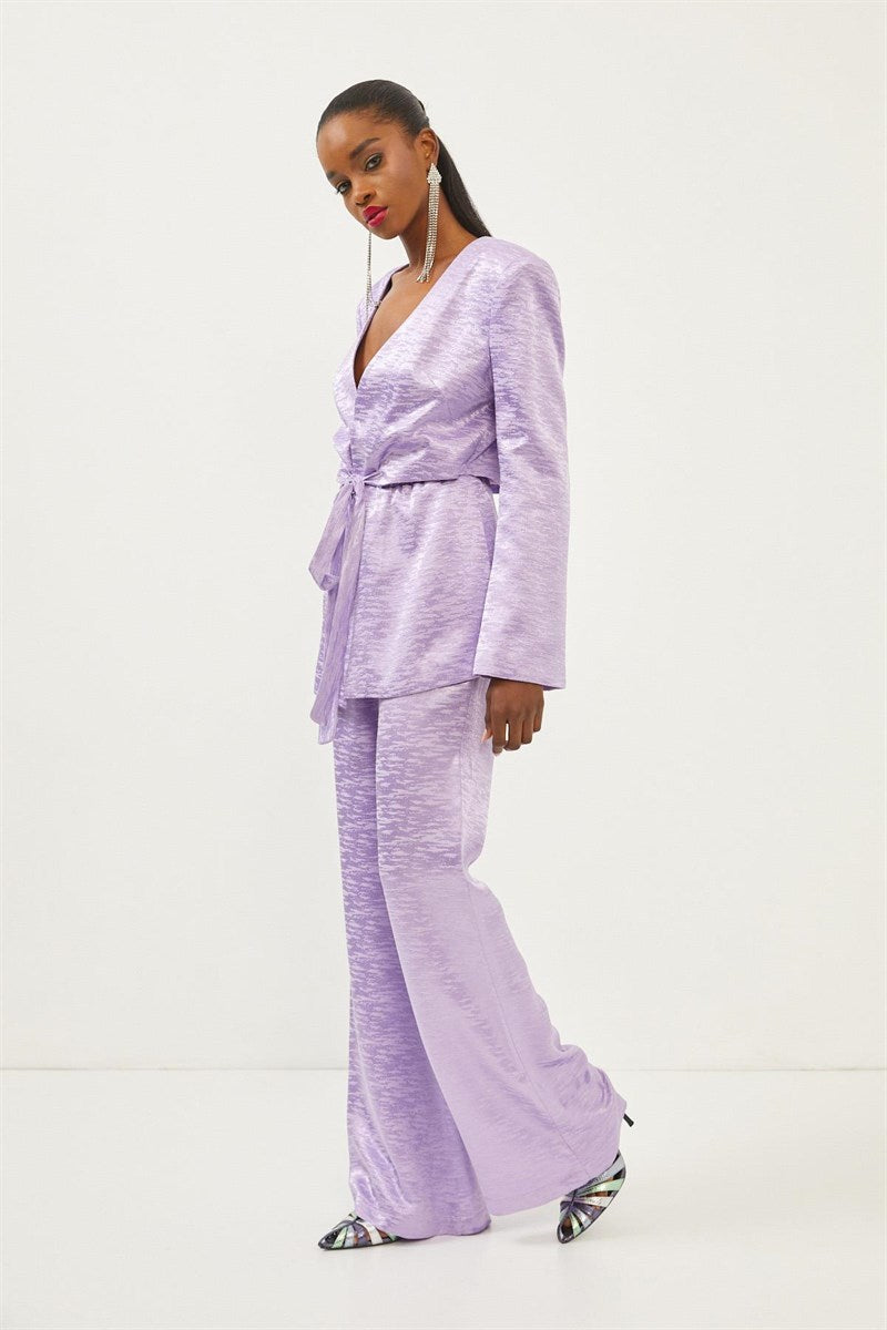 Lilac Front Tie Set