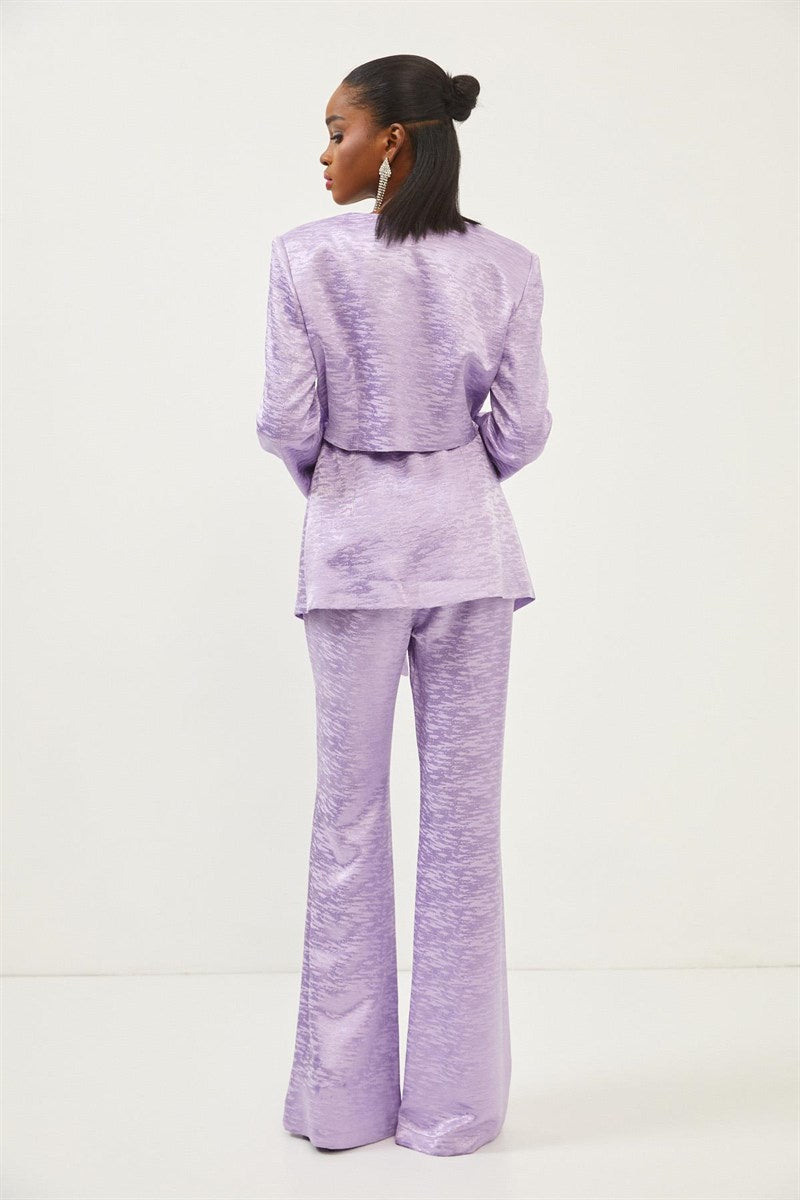 Lilac Front Tie Set