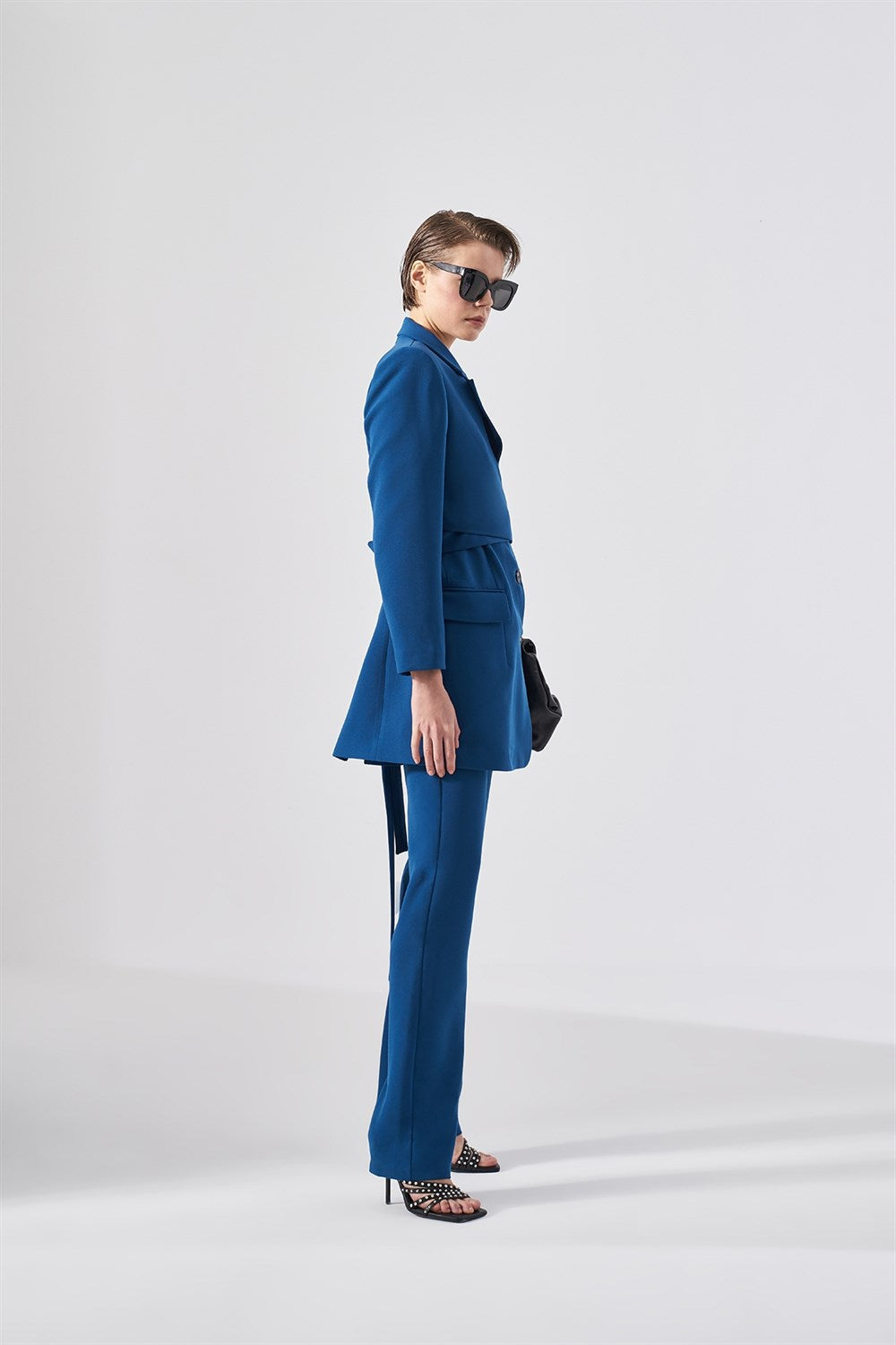Indigo Belt Suit