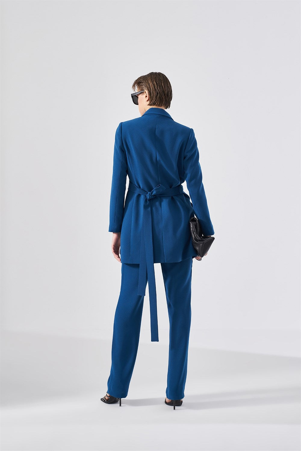 Indigo Belt Suit