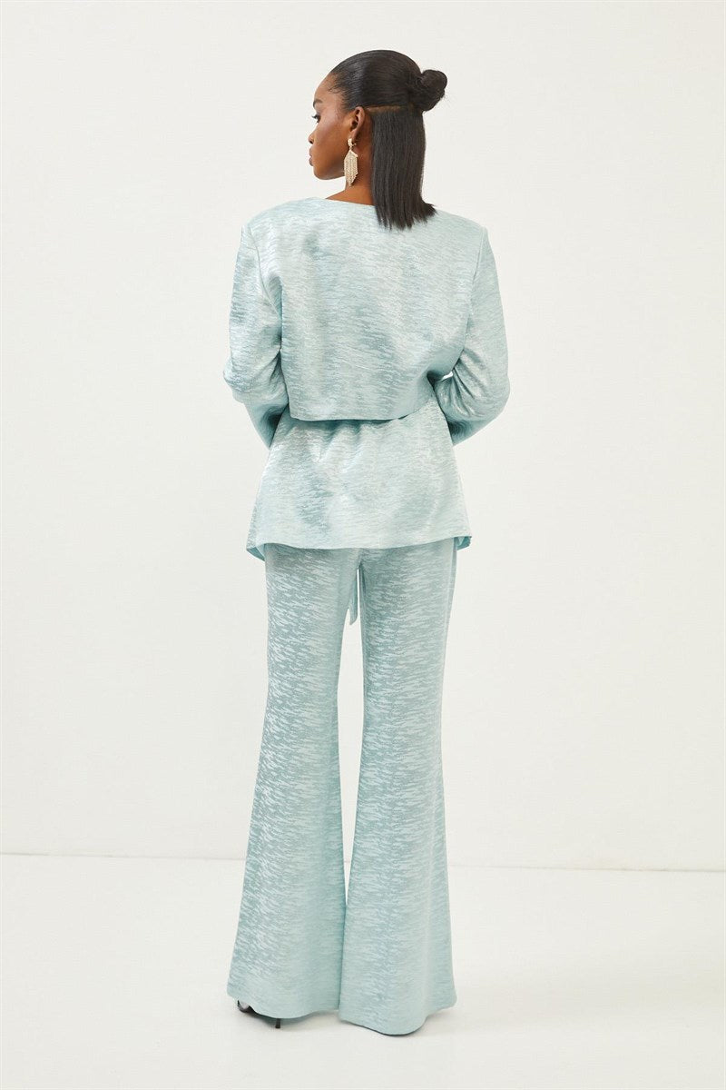 Turquoise Front Tie Set