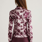 Tie-dye Burgundy Velvet Blouse