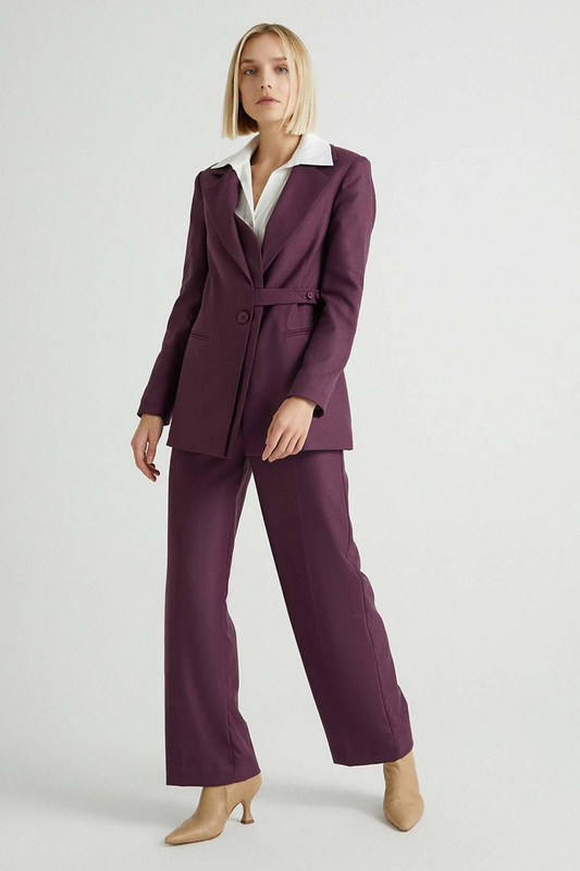 Burgundy Fall Suit