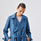 Blue Trench Coat