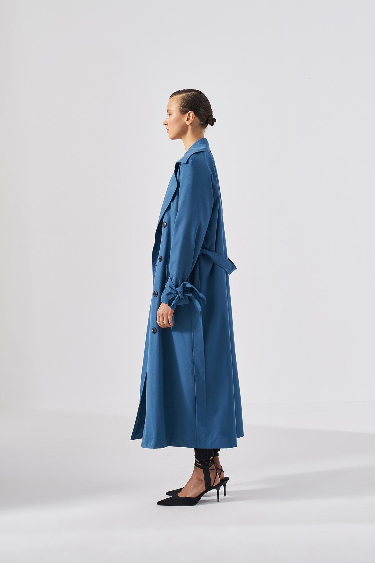 Blue Trench Coat