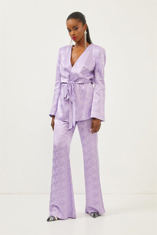 Lilac Front Tie Set