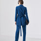 Indigo Belt Suit