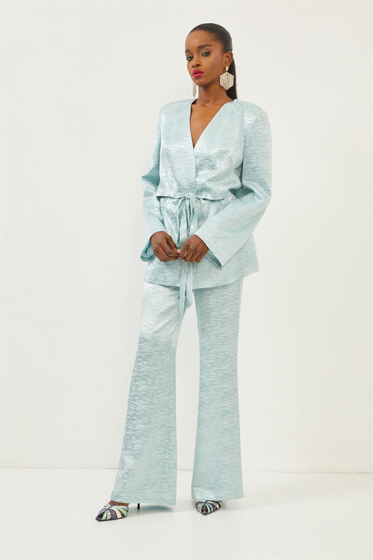 Turquoise Front Tie Set